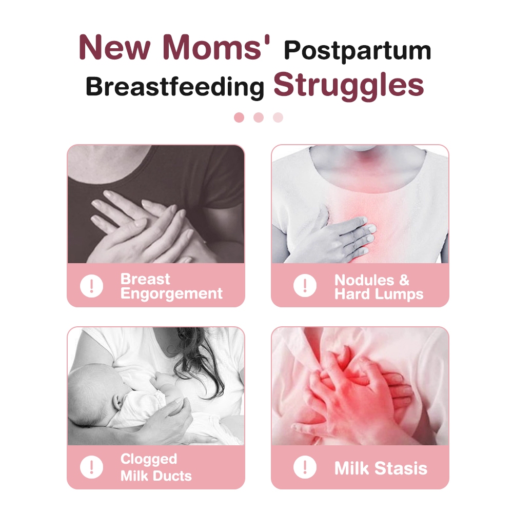 Dr.isla Warming Lactation Massager Alat Pijat Penghangat Payudara Laktasi BM23 Foto 4