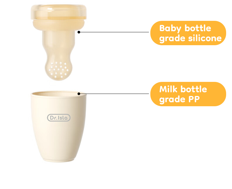 Dr.isla Baby Twist Food Feeder Dot Bayi Silikon Food Grade PPSU 2 in 1 Foto 8