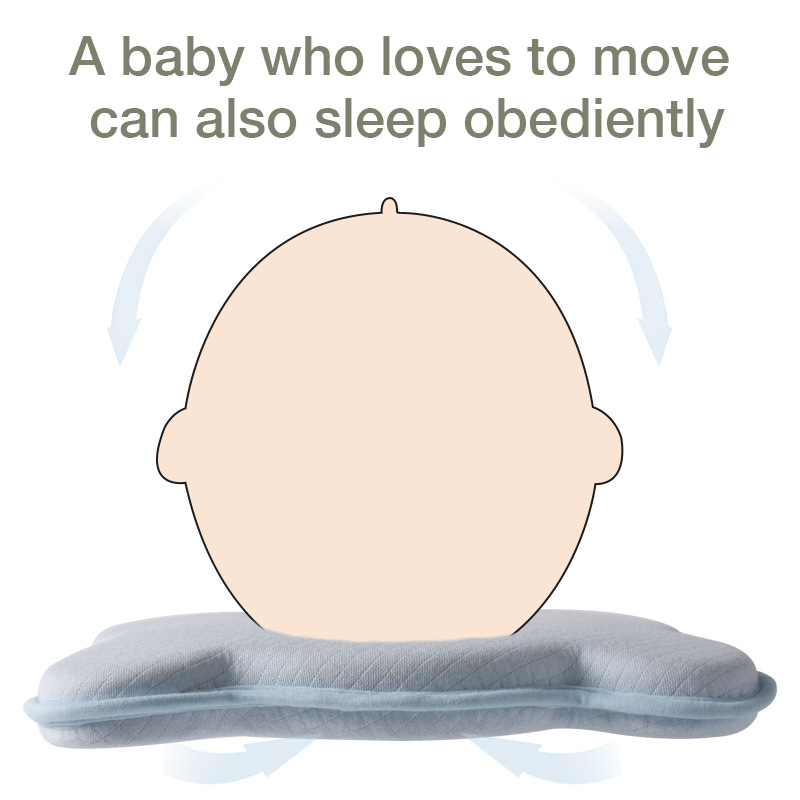 Dr.isla Bantal Bayi Anti Peyang Memory Foam XZ01 Premium Quality untuk Bayi 0-1 Tahun Foto 5