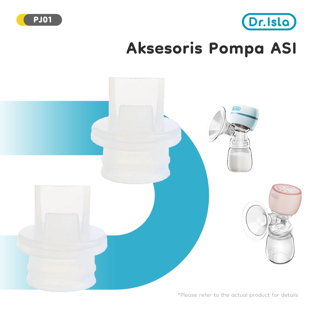 Katup Duckbill Dot Asli Dr.isla PJ01 Breast Pump Accessories Silikon Transparan