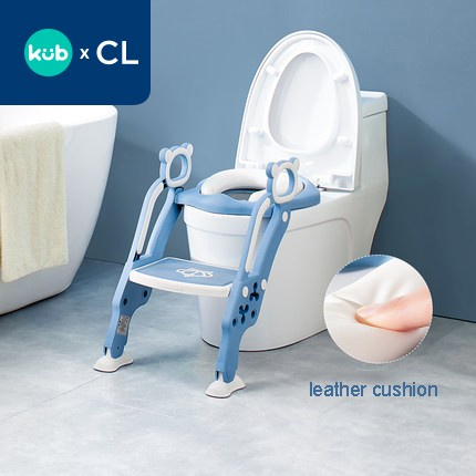 Mamiko All-in-One Potty Training Set Toilet Anak Duduk Portable 4 Fase Abu-abu Foto 8