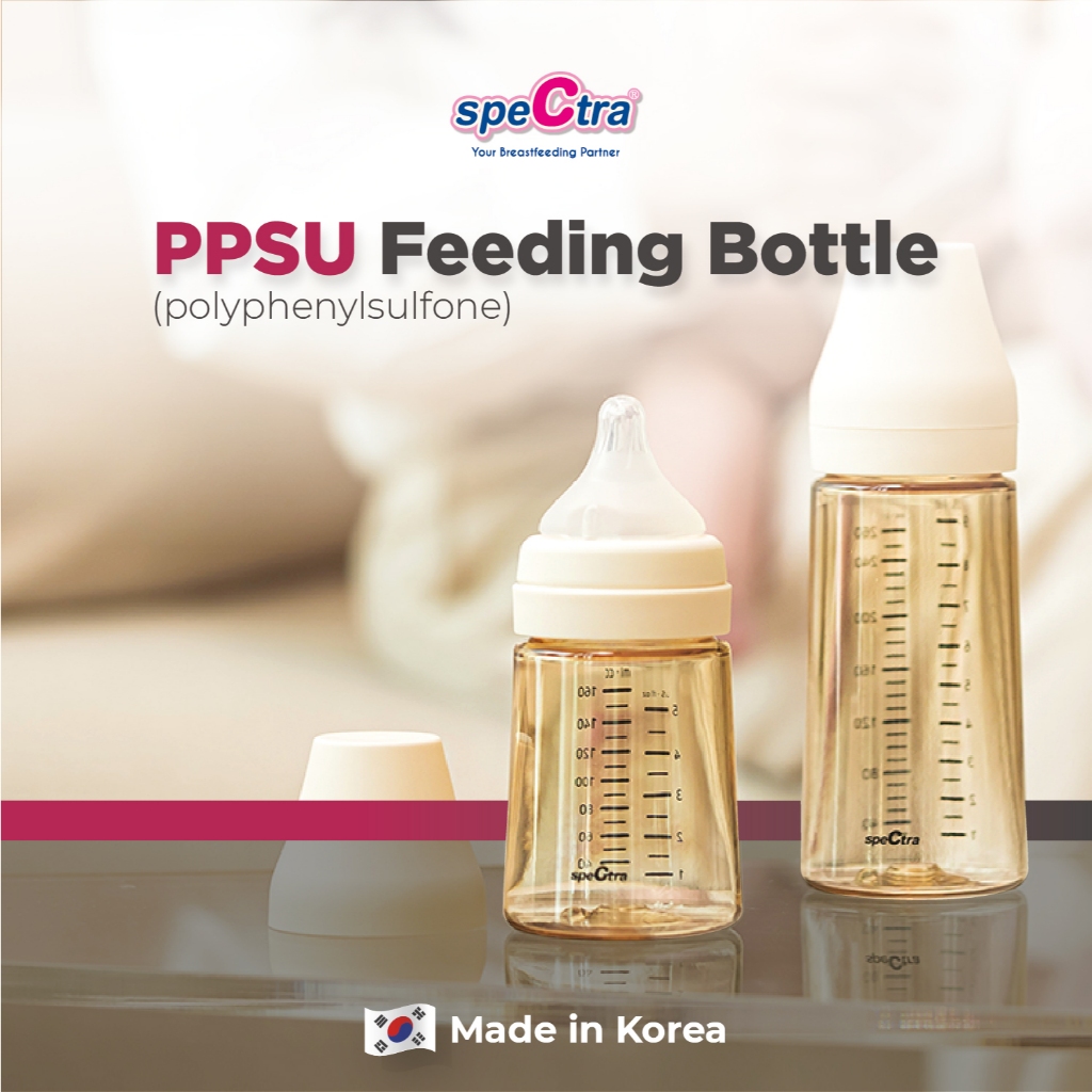 Botol Susu Bayi Spectra PPSU 160 ml Polyphenylsulfone Anti Panas & Tahan Lama