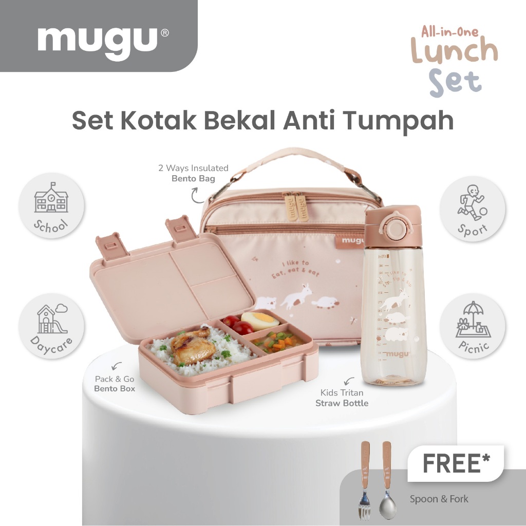 MUGU Kids Bento Set All-in-One Foto 7