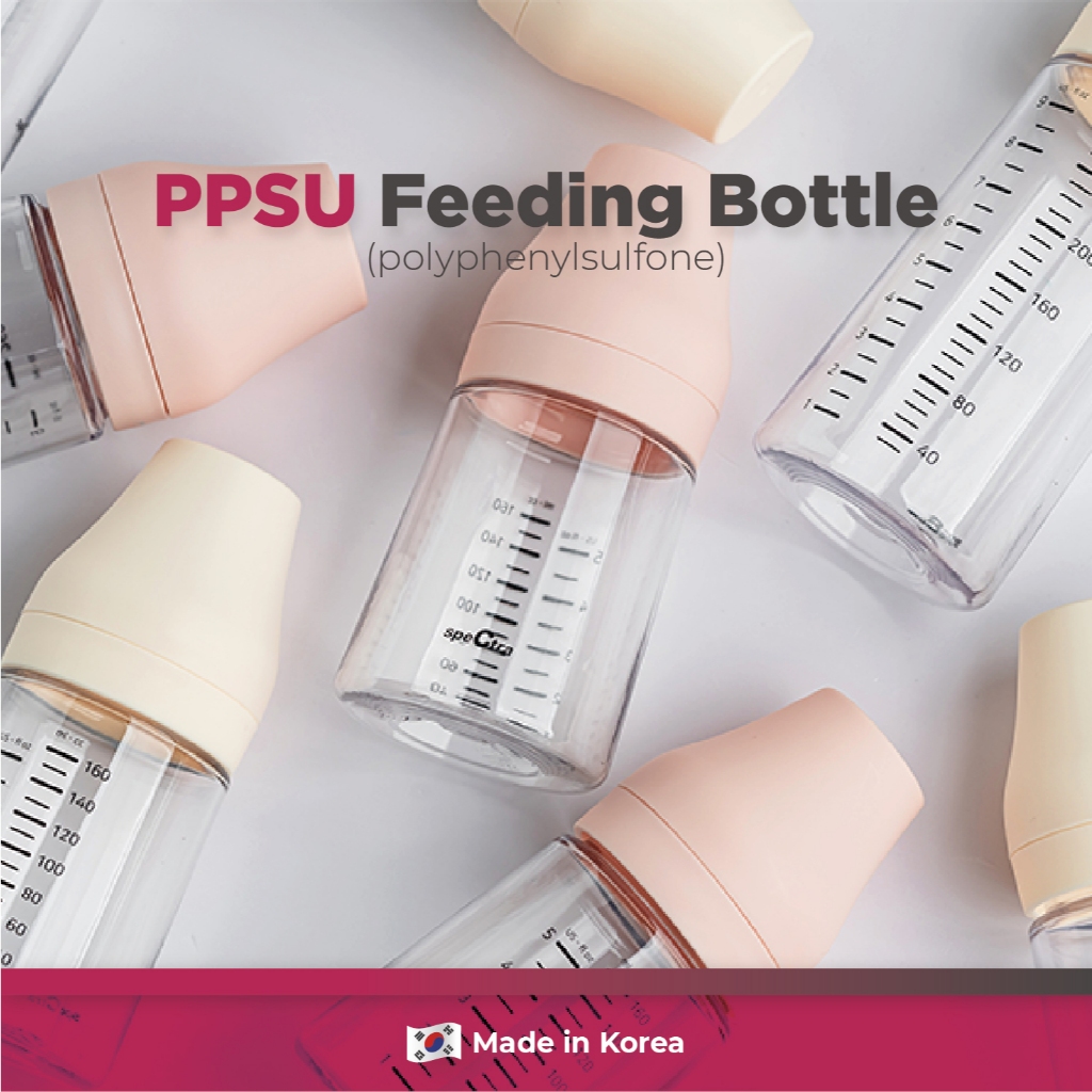 Botol Susu Spectra PA 160ml Polyamide Anti Tumpah Untuk Bayi 0-3 Bulan Foto 3