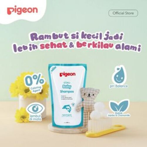 Shampo Bayi Pigeon Chamomile Hypoallergenic pH 5.5 Tidak Pedih Mata Foto 5