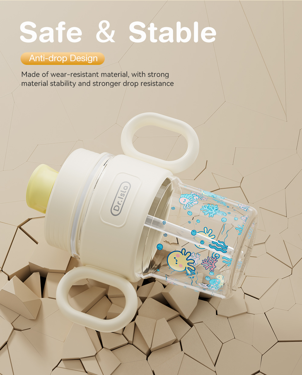 Handle Pegangan Botol Minum Dr.isla Gelas Bayi Seri WC32 WC36 WC37 HD22 Foto 7