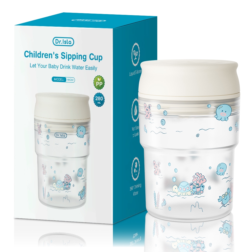 Botol Minum Bayi Dr.isla 280ml Anti Tumpah Foto 6