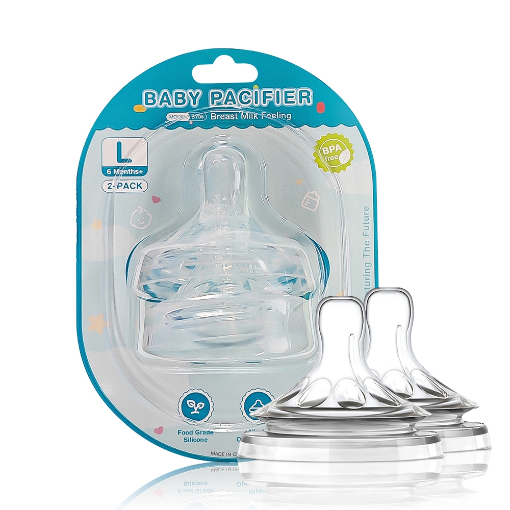 Dr.isla Dot Bayi Silicon BY05 2PCS Soft Teat Anti Colic untuk Botol Susu Wide Foto 7