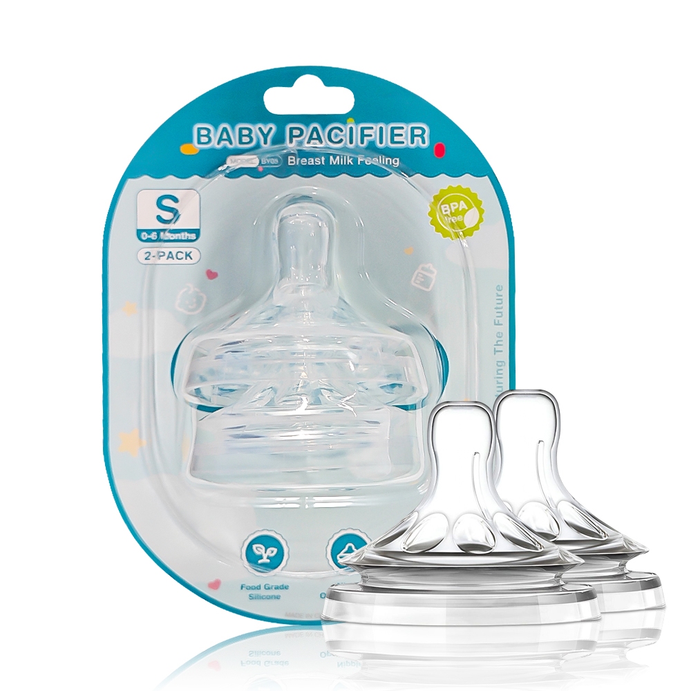 Dr.isla Dot Bayi Silicon BY05 2PCS Soft Teat Anti Colic untuk Botol Susu Wide Foto 6