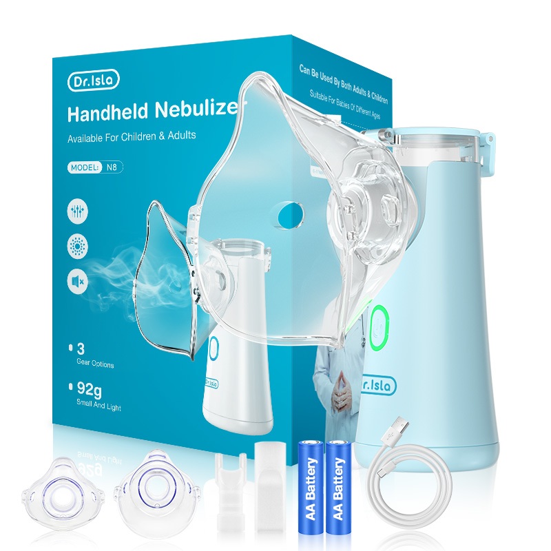 Nebulizer Mesh Portable Dr.isla N8 USB Rechargeable untuk Anak & Dewasa Foto 7