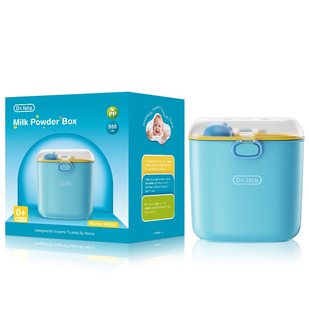 Dr.isla Milk Powder Container MP20 Kotak Susu Bayi Travelling 380ml 555ml BPA Free Foto 5