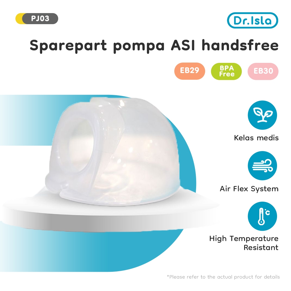 Dr.isla Sparepart Pompa ASI Handsfree Breast Shield Pelindung Payudara 27mm
