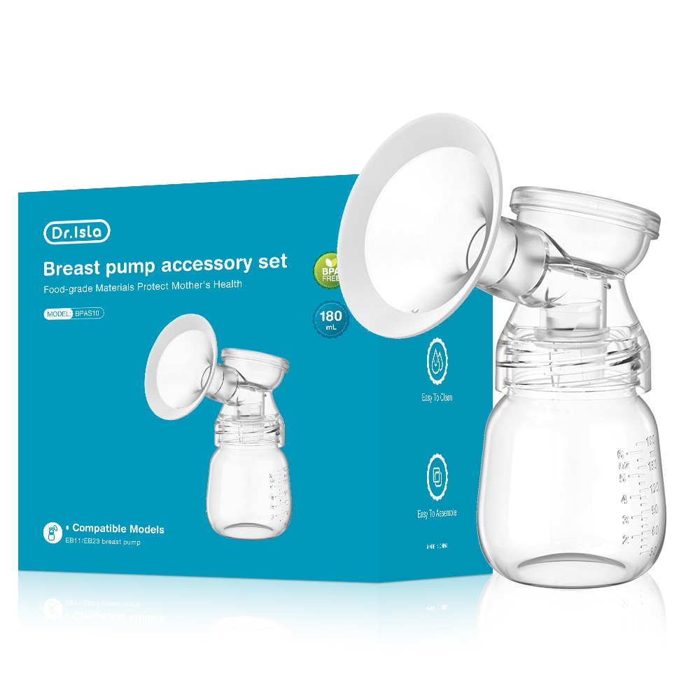 Dr.isla Kit Aksesoris Pompa ASI Katup Duckbill Corong & Botol untuk EB11 EB23 Foto 8