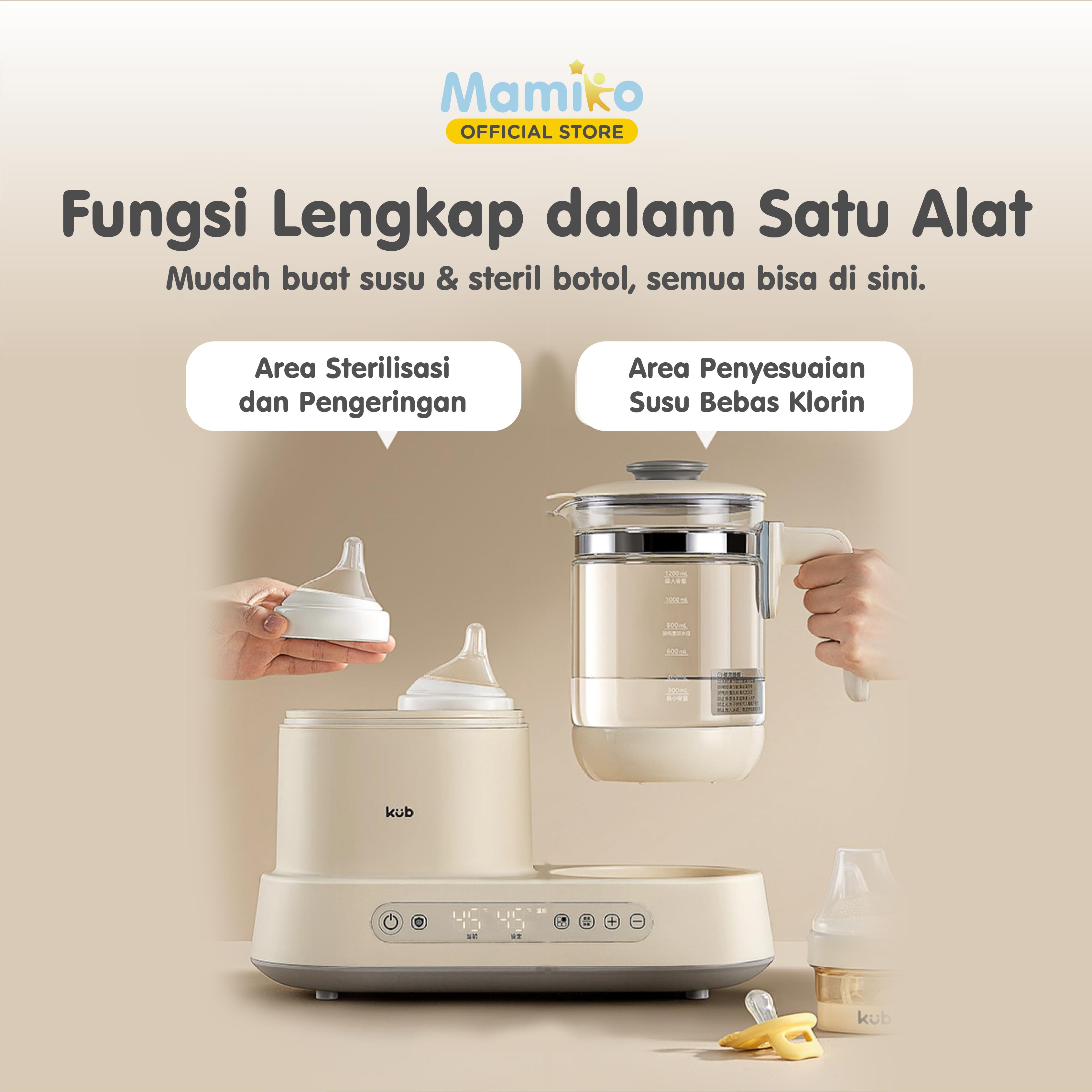 Mamiko KUB 3 in 1 Multifunction Milk Adjuster Sterilizer Warmer Penjaga Suhu 24 Jam Foto 7