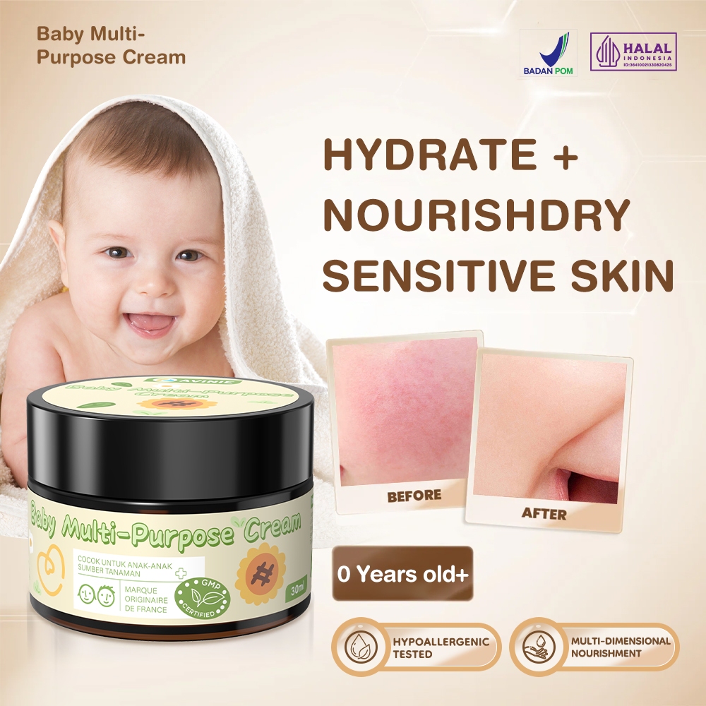 AVINIE All Purpose Baby Balm 30gr Bisabolol & Minyak Alpukat Untuk Ruam Popok Eksim