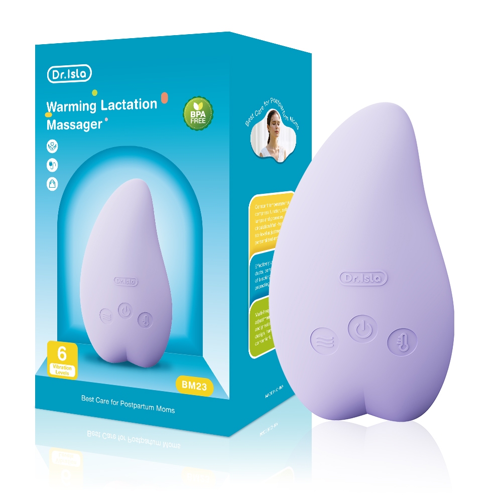 Dr.isla Warming Lactation Massager Alat Pijat Penghangat Payudara Laktasi BM23 Foto 7