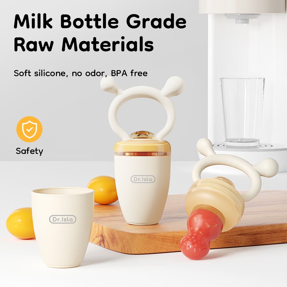Dr.isla Baby Twist Food Feeder Dot Bayi Silikon Food Grade PPSU 2 in 1 Foto 2