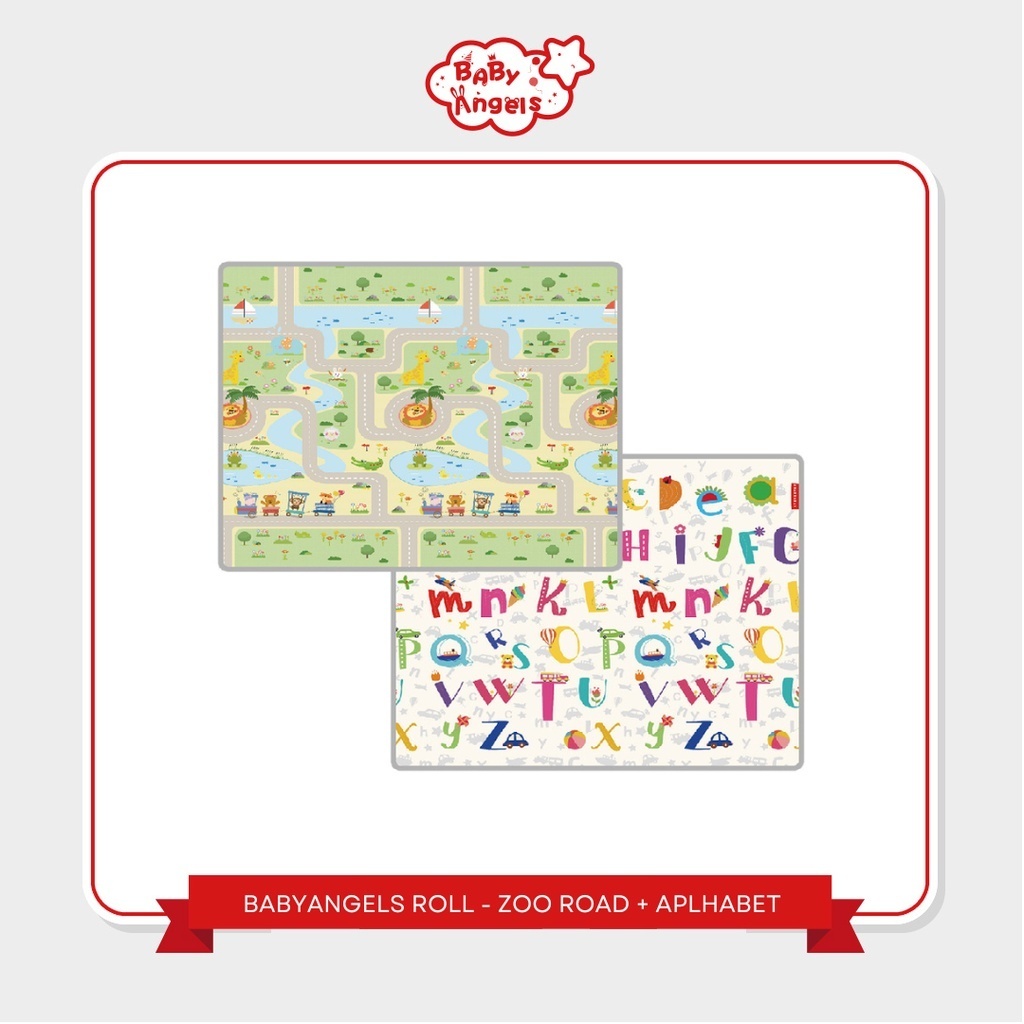 Mamiko Baby Angels Playmat XPE Premium Double Side 180x150cm 200x180cm 200x150cm Foto 5