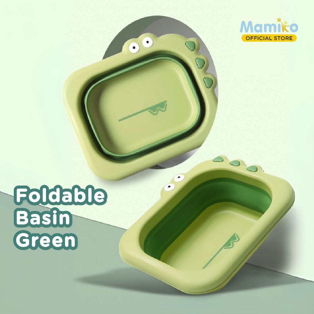 Mamiko Baskom Lipat Bayi Baby Wash Basin Model Crocodile & Lion Kapasitas 3.5L & Foto 5