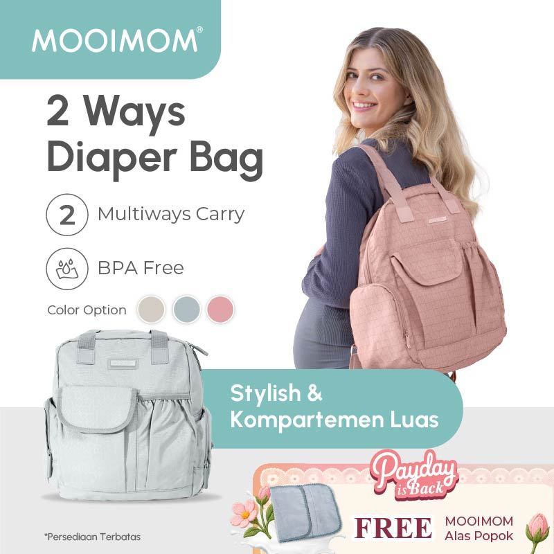 Tas Perlengkapan Bayi MOOIMOM Multifungsi Foto 2