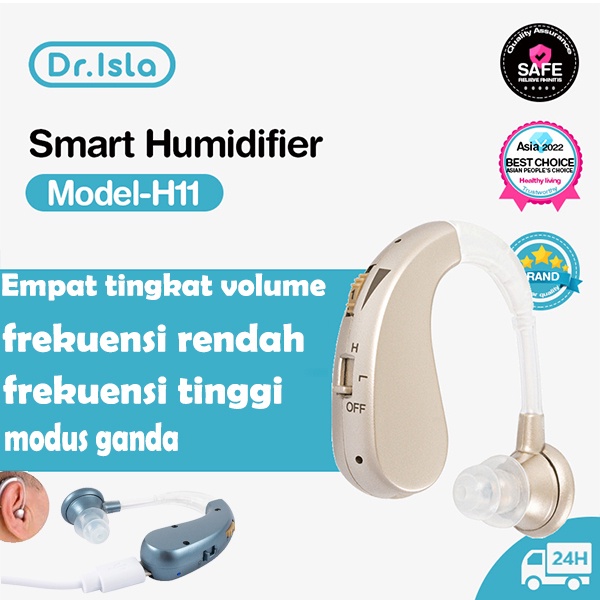 Alat Bantu Dengar Dr.isla H11 Portable untuk Lansia dengan 4 Level Volume & Noise Foto 2