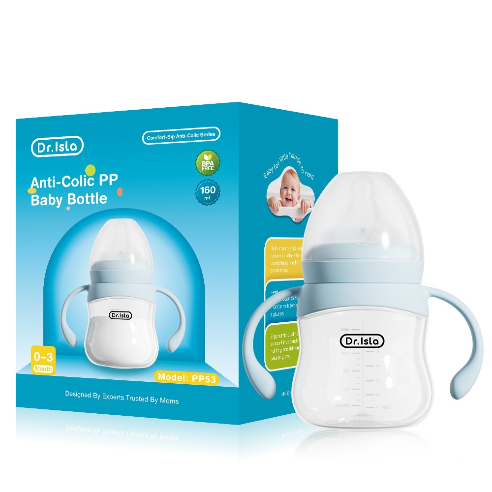 Botol Susu Bayi Dr.isla 150ml Dot S Anti Kolik BPA Free Newborn Foto 5