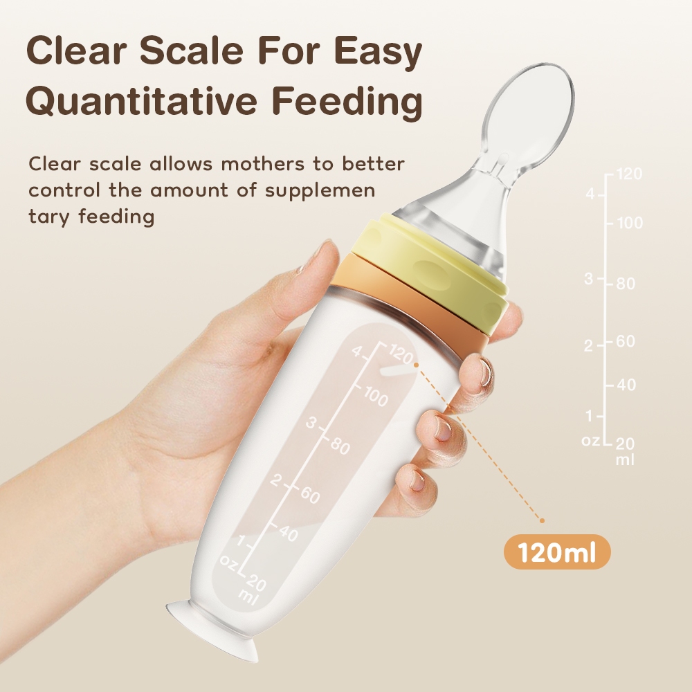 Dr.isla Baby Feeder Spoon Silicone Sendok Makan Bayi 2 in 1 Portable MPASI Model Foto 4