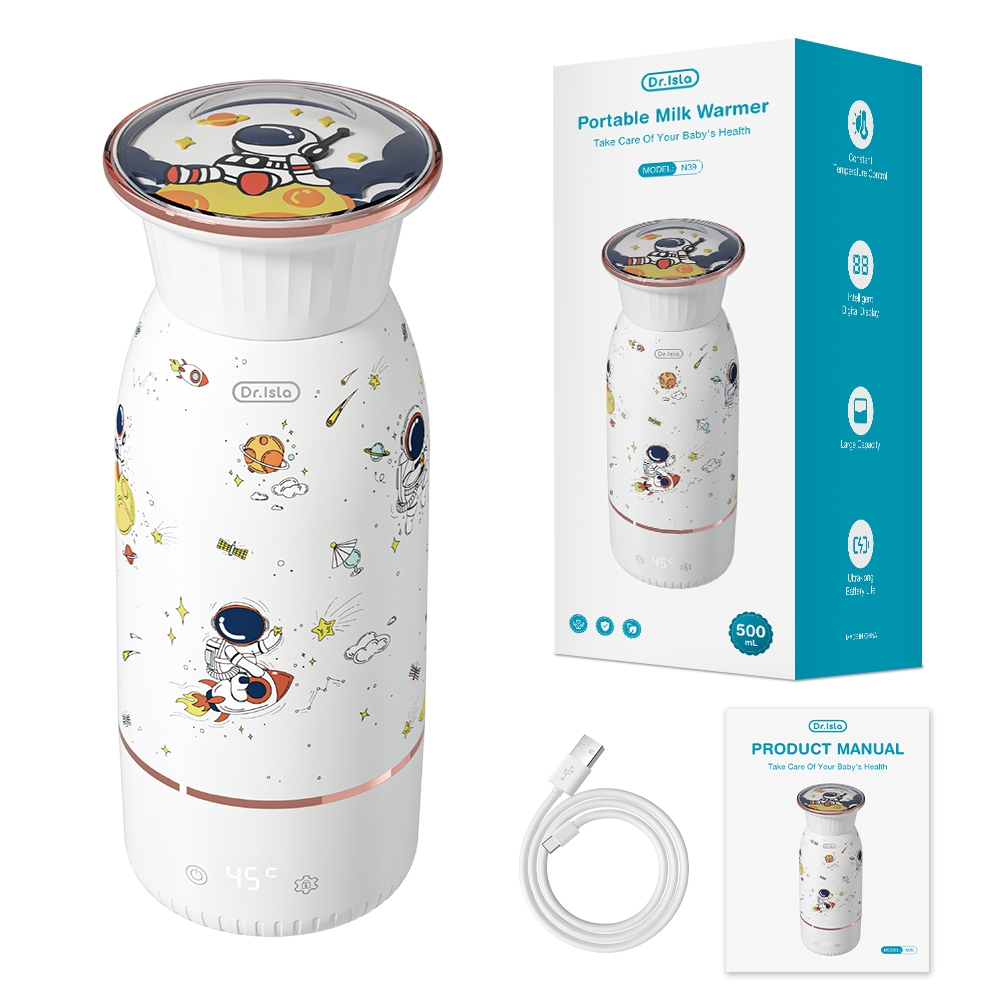 Dr.isla Termos Pemanas Air Listrik Portable N39 Wireless 500ml Stainless Steel SUS316L Foto 8