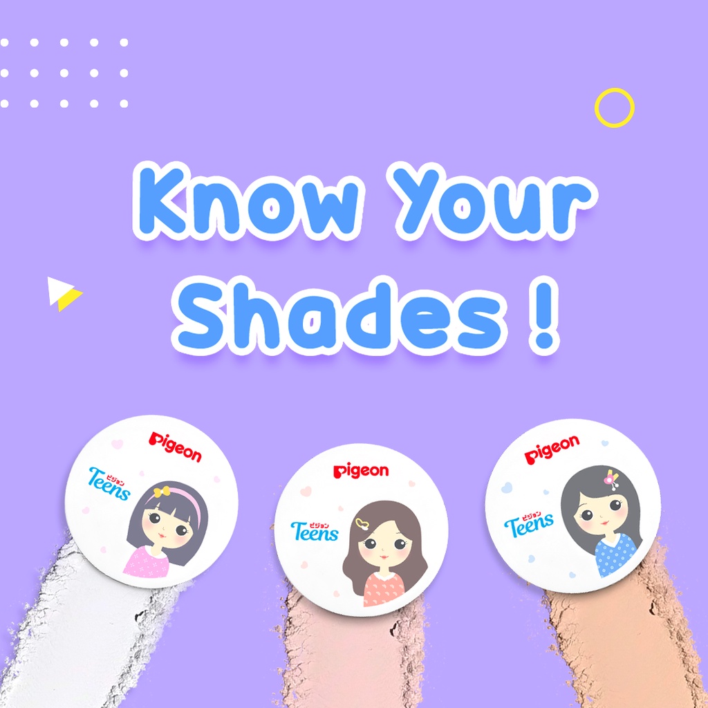 PIGEON TEENS Two Way Cake Compact Powder 14Gr Warna Sand Bedak Foundation Foto 3