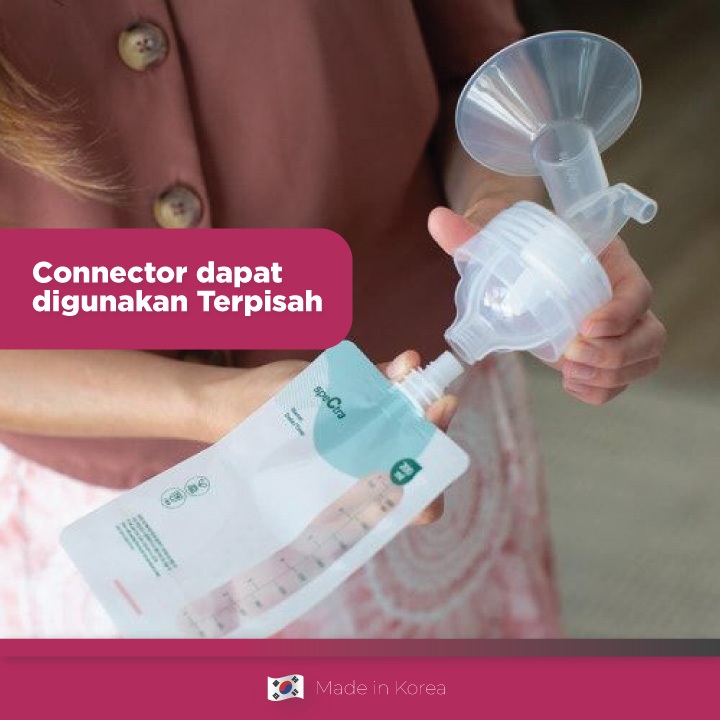 Kantong ASI Spectra Premium dengan Connector 10 Pcs untuk Pompa ASI Elektrik Foto 4
