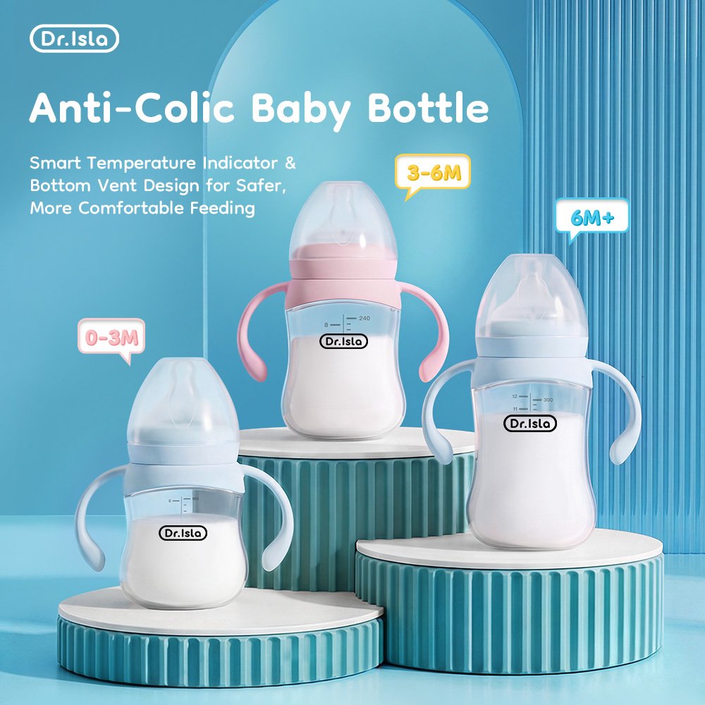 Botol Susu Bayi Dr.isla 150ml Dot S Anti Kolik BPA Free Newborn Foto 2