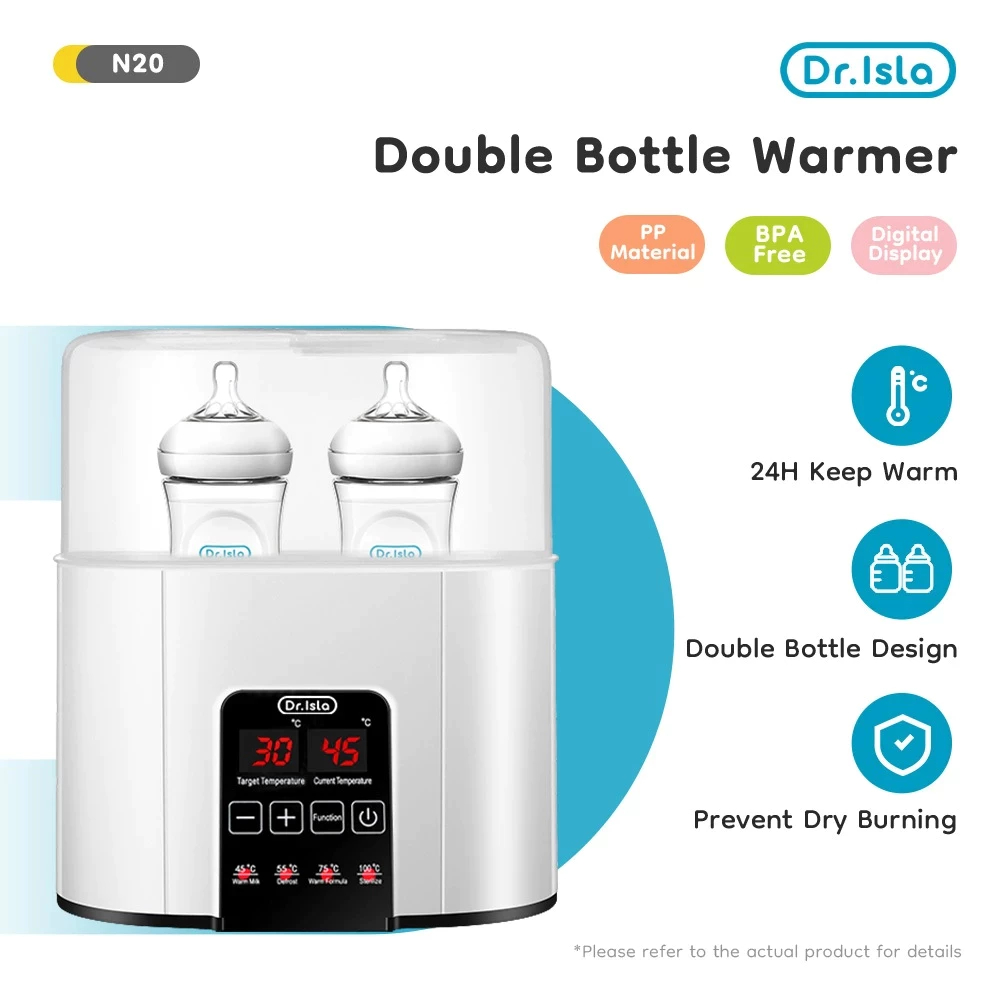 Dr.isla Sterilizer Penghangat Botol Bayi Multi Fungsi 4 in 1 N20 BPA Free Foto 2