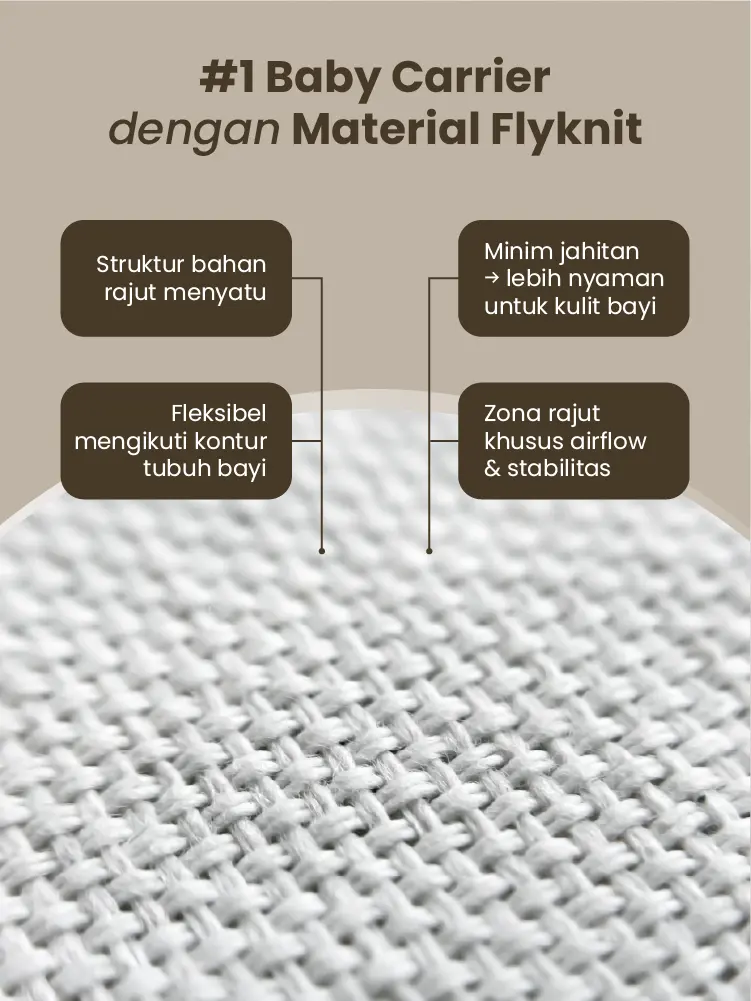 MOOIMOM AiryKnit Baby Carrier Foto 7