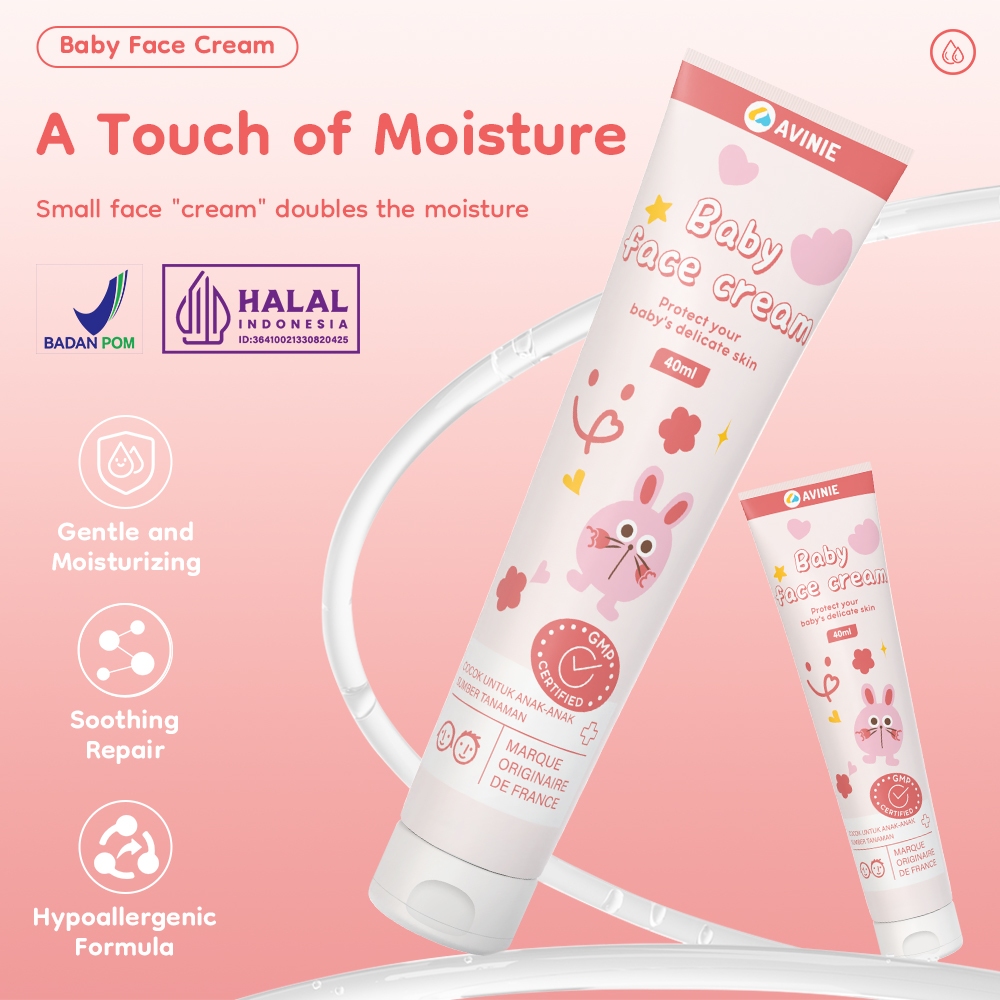Baby Lotion Avinie BPOM NA18250107570 Hypoallergenic Shea Butter Vitamin E 45ml