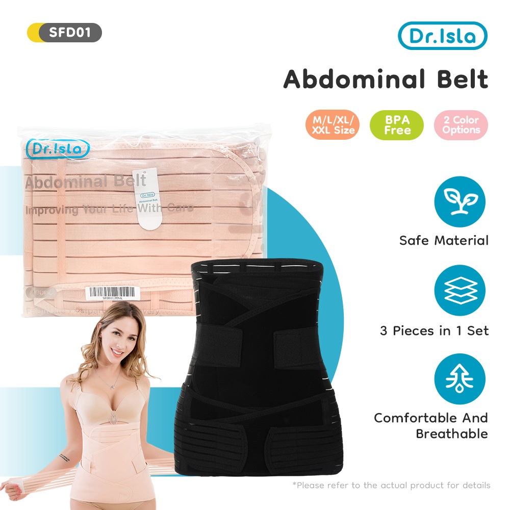 Dr.isla Korset Postpartum 3 in 1 Adjustable SFD01 untuk Ibu Melahirkan Caesar Foto 2