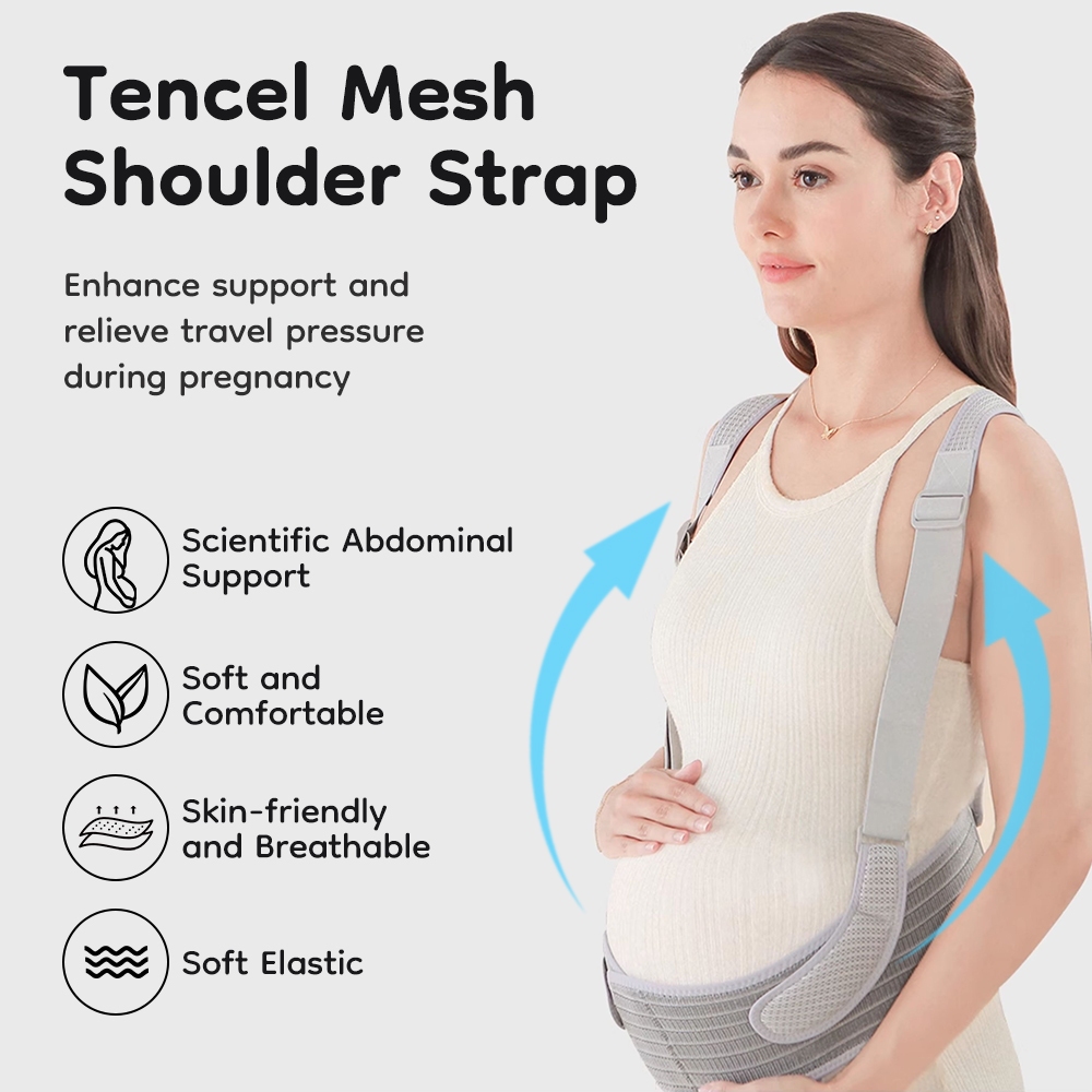 Dr.isla Korset Ibu Hamil Pregnancy Belt SFD05 Bamboo Fiber Penyangga Perut Medical Grade Foto 2
