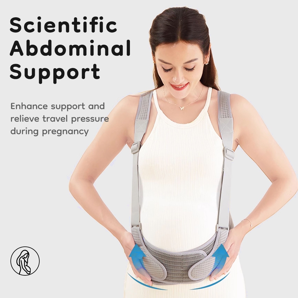 Dr.isla Korset Ibu Hamil Pregnancy Belt SFD05 Bamboo Fiber Penyangga Perut Medical Grade Foto 3