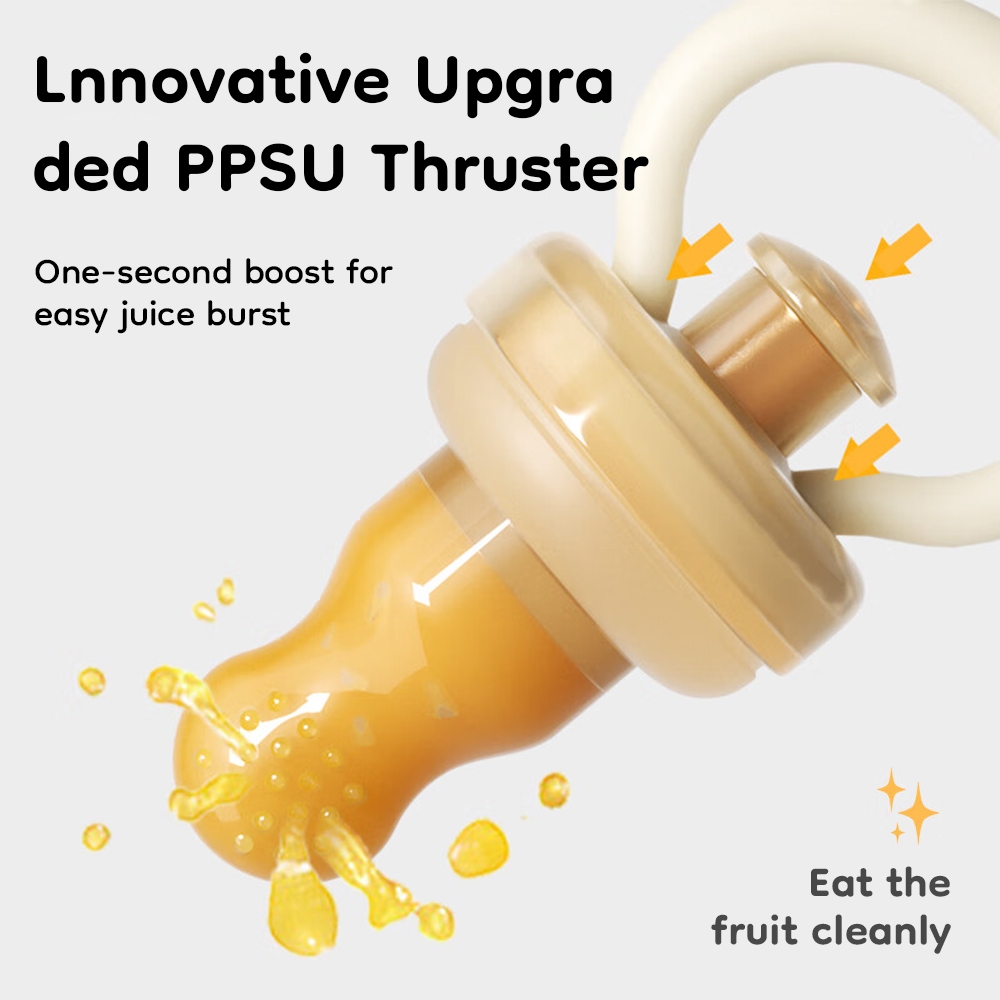 Dr.isla Baby Twist Food Feeder Dot Bayi Silikon Food Grade PPSU 2 in 1 Foto 4