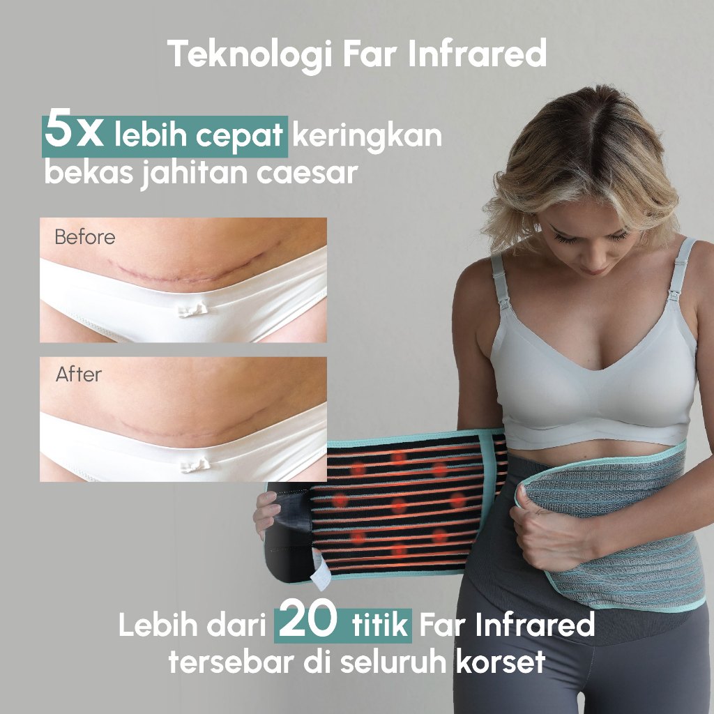 MOOIMOM Bamboo Korset 2in1 Medis Foto 4