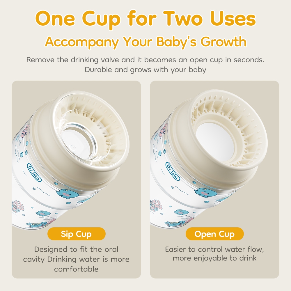Botol Minum Bayi Dr.isla 280ml Anti Tumpah Foto 4