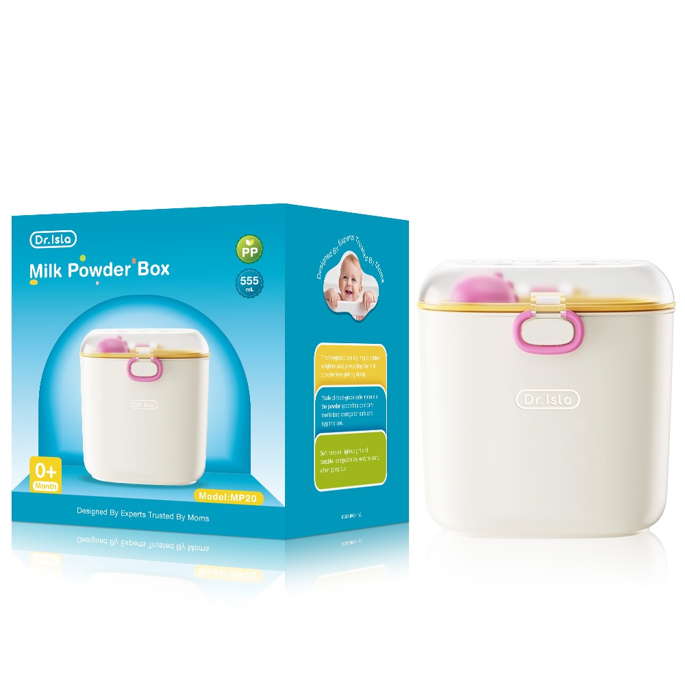 Dr.isla Milk Powder Container MP20 Kotak Susu Bayi Travelling 380ml 555ml BPA Free Foto 7