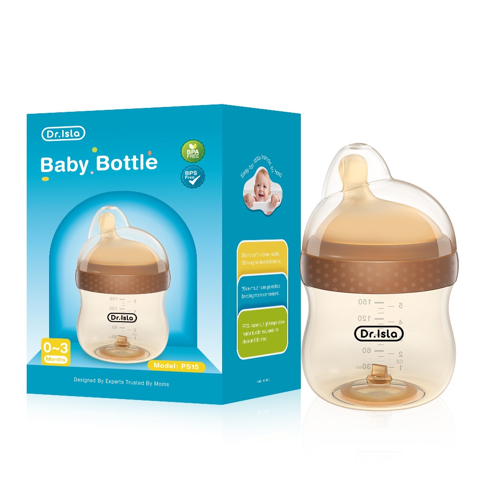 Botol Susu Anti Kolik Dr.isla Dot Bayi PPSU Wide Neck BPA Free 150ml 260ml Foto 6