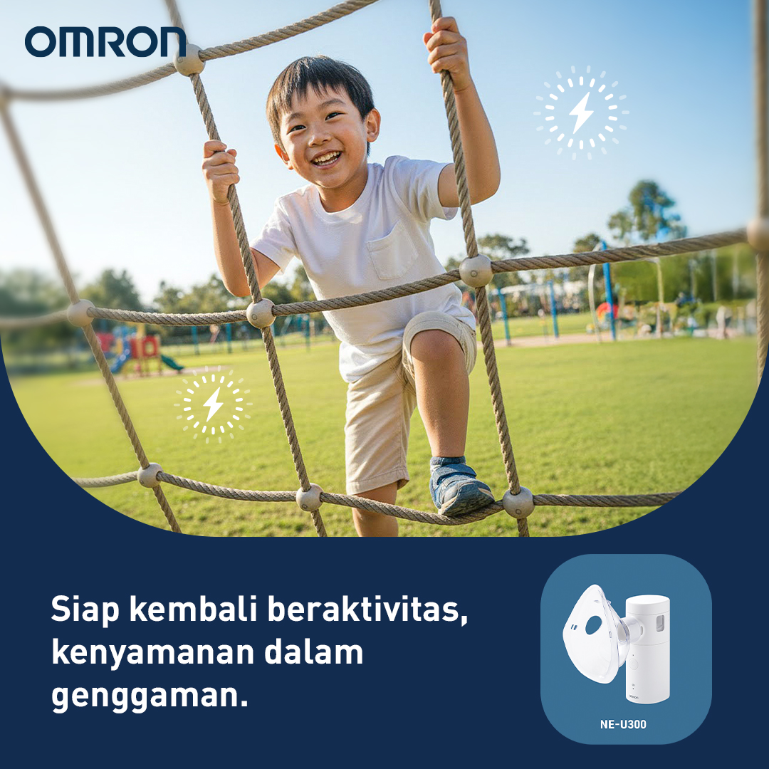 Omron NE-U300 Mesh Nebulizer Portable USB Type-C Rechargeable & Paseo Baby Travel Pack Foto 5