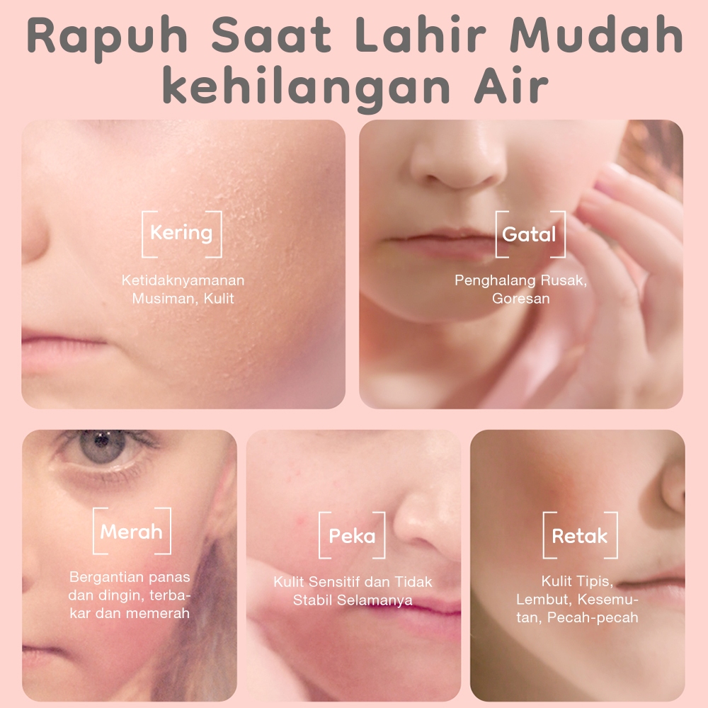 AVINIE Face Cream Baby & Kids 40gr Plant Based Probiotics Vitamin E Skincare Kulit Foto 2