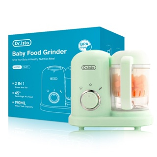 Dr.isla Food Processor MPASI Bayi FM02 12 Fitur Multifungsi Automatic 250ml Foto 7