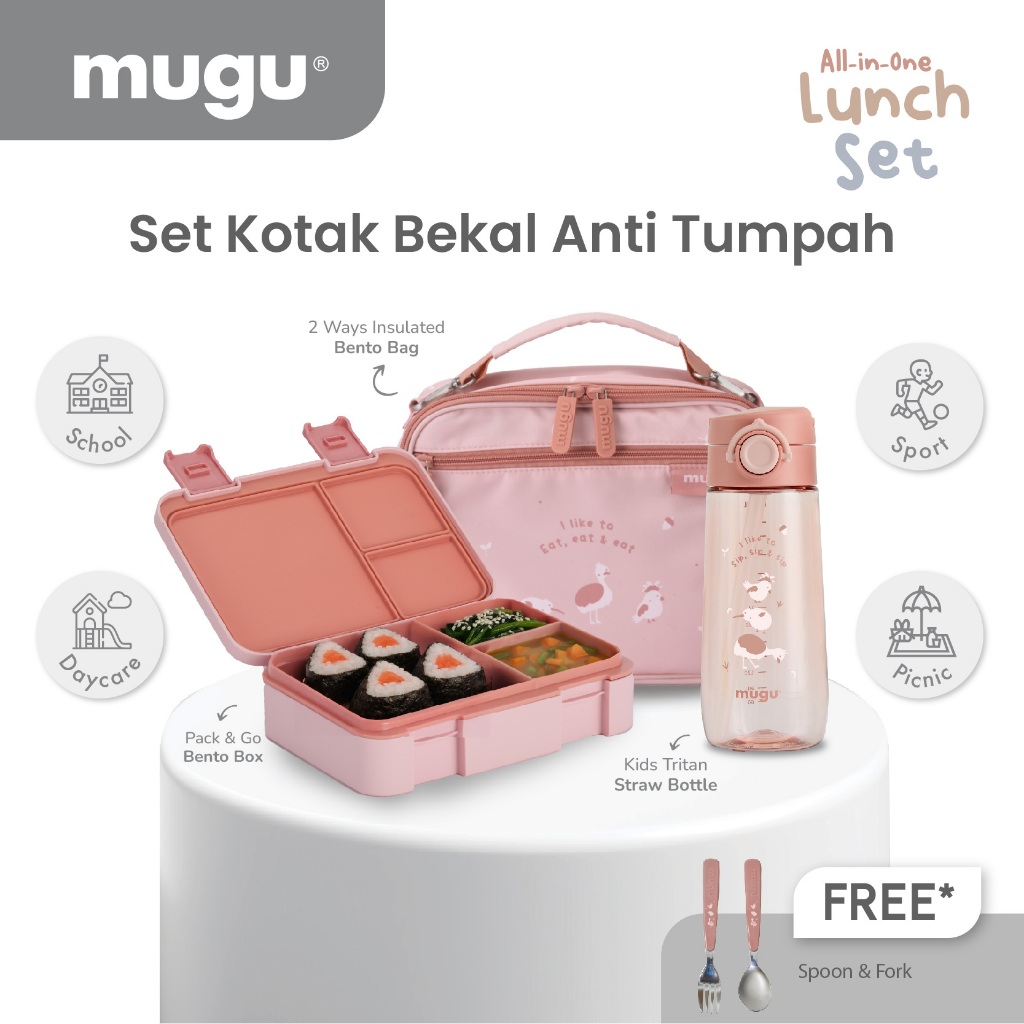 MUGU Kids Bento Set All-in-One Foto 6