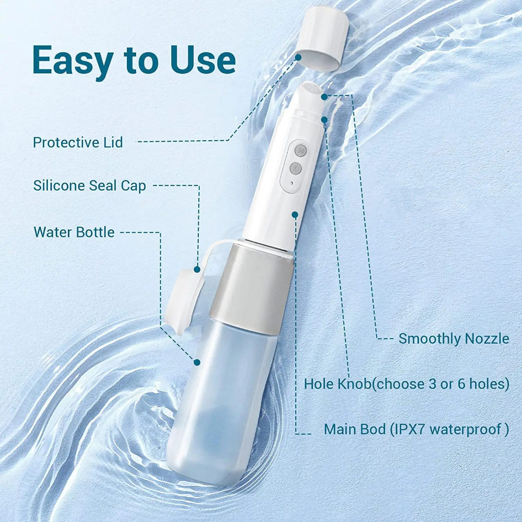 Bidet Portable Dr.isla YB460 Elektrik Rechargeable USB Type-C Sprayer Personal Cleaner Foto 3