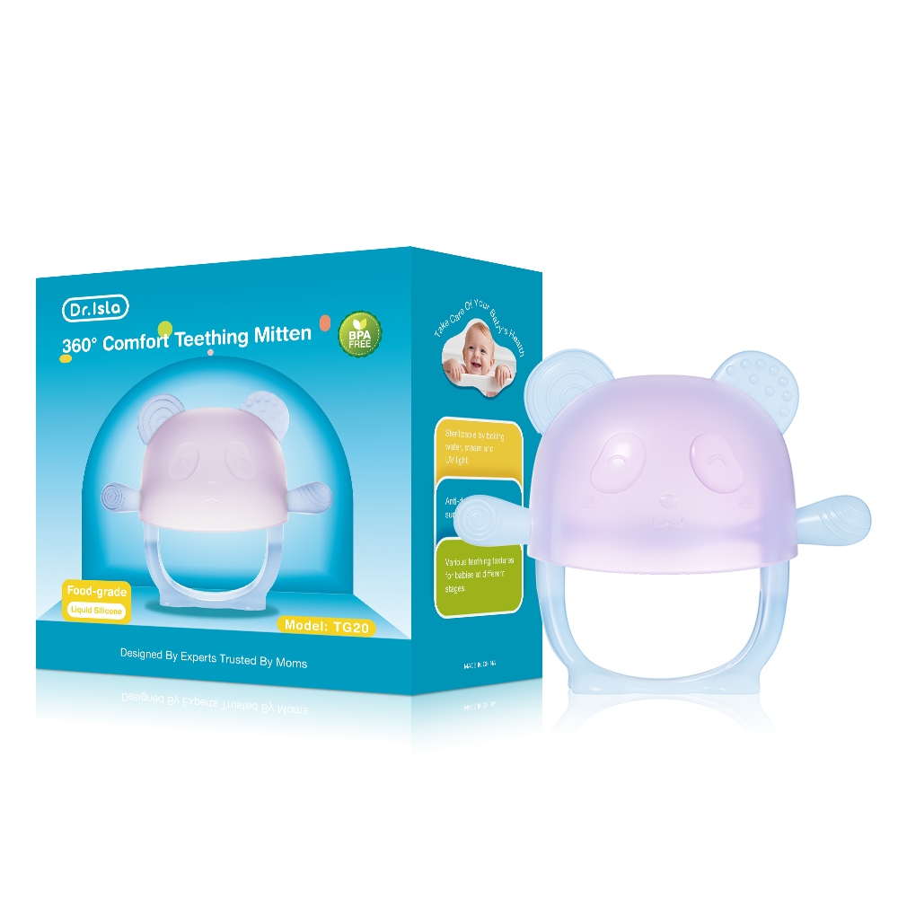 Teether Bayi Dr.isla TG20 BPA Free Silikon Food Grade dengan Wadah Penyimpanan Foto 5