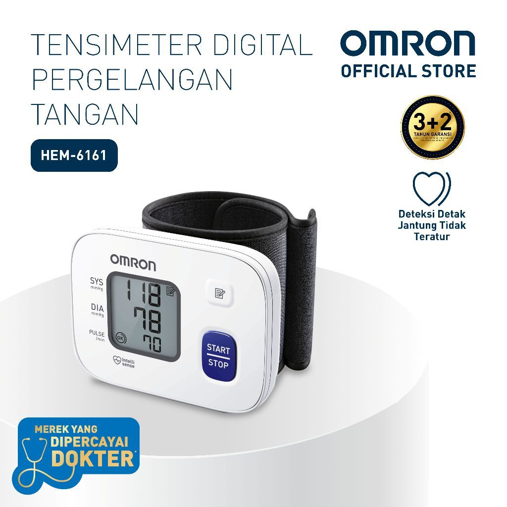Omron Tensimeter Digital HEM-7156T-AP Monitor Tekanan Darah dan Detak Jantung Foto 6