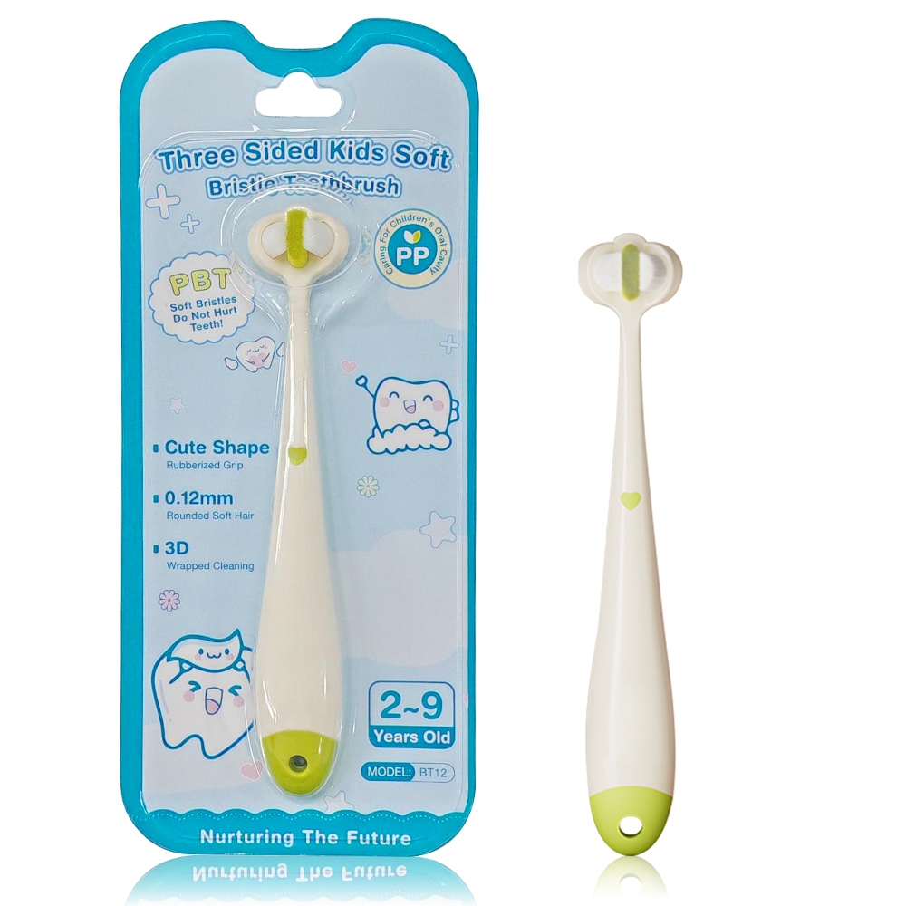 Sikat Gigi Anak Dr.isla BT12 2-9 Tahun Three Sided Comfortable Bulu Halus Foto 5